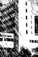 black and white image of a hospital