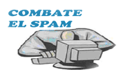 Fight Spam, person at computer