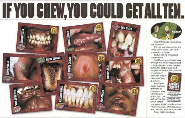 Advertisement - If you chew, you could get all ten...