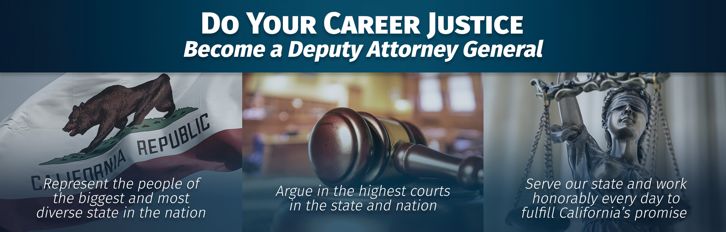 Do Your Career Justice - Become a Deputy Attorney General