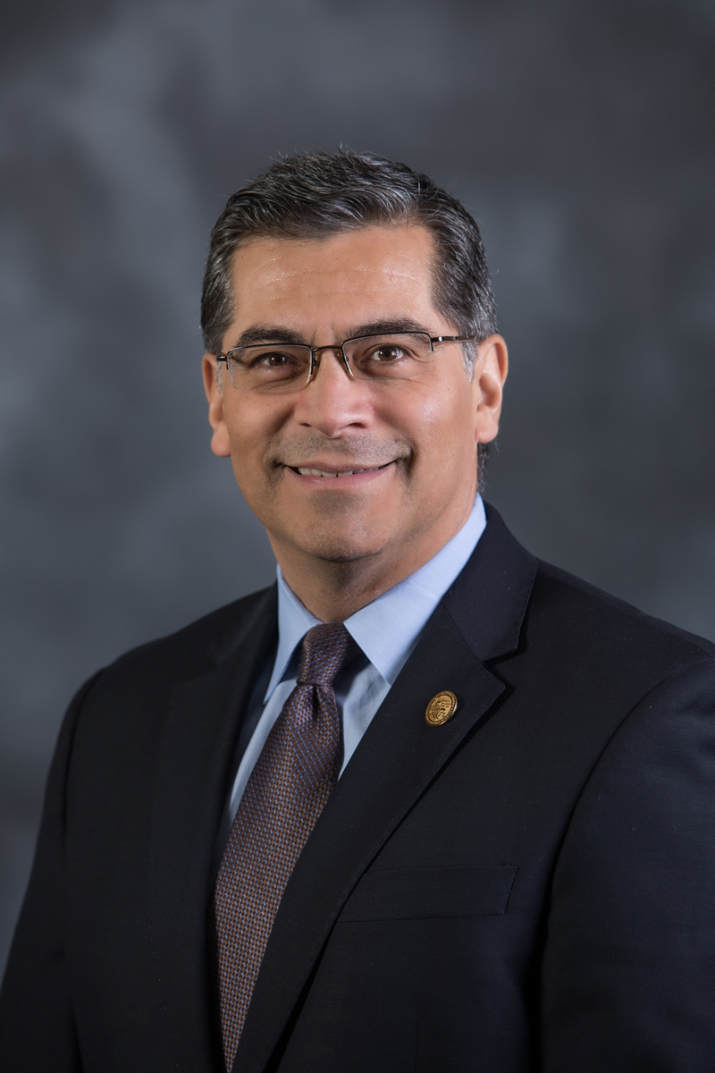 Portrait photograph of Attorney General Xavier Becerra