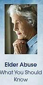 Elder Abuse What you should know