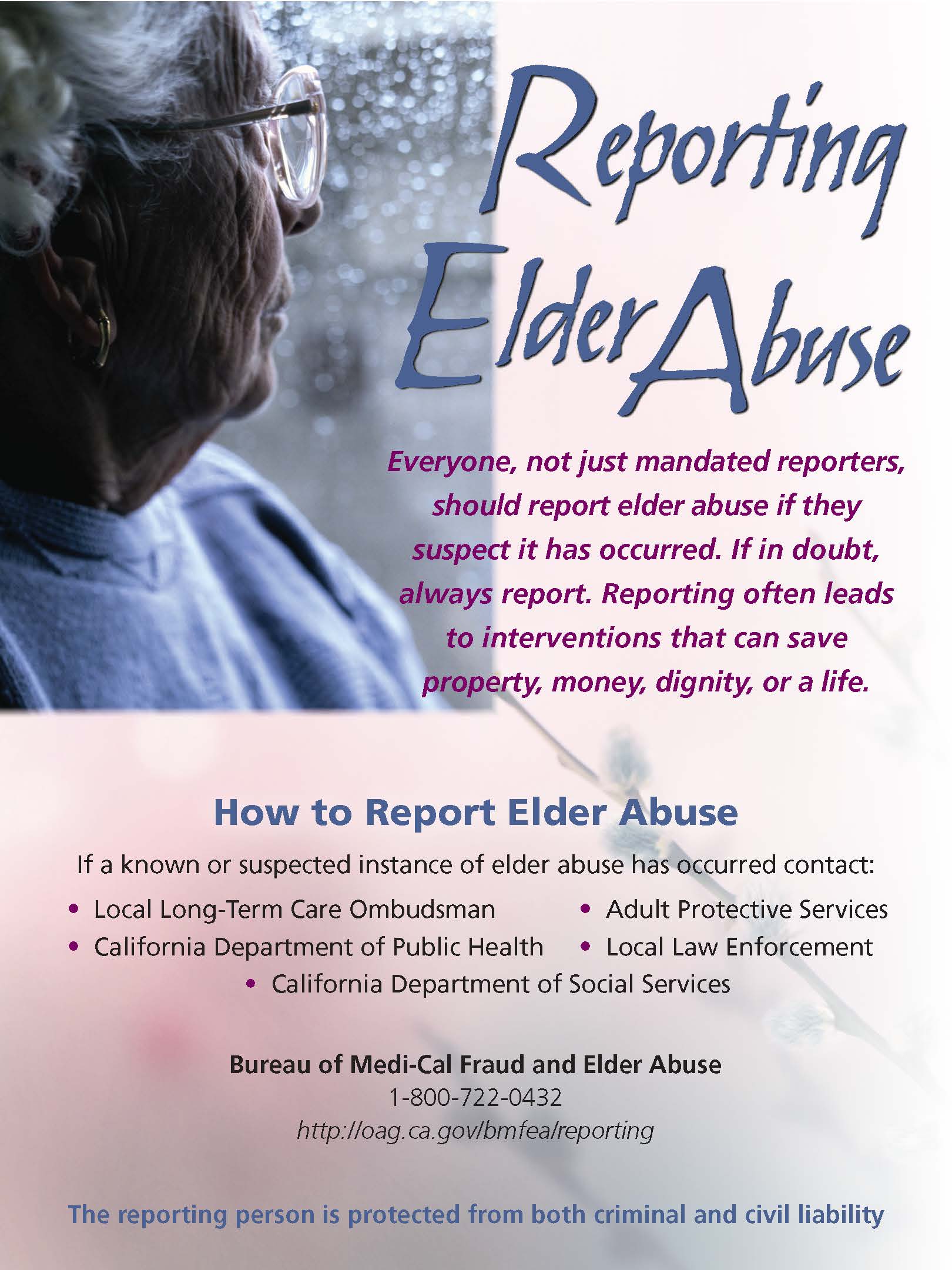 Elder Abuse - How to Report