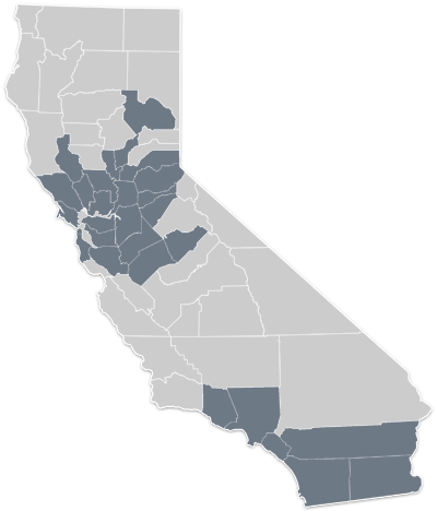 Five Regional Task Forces Map