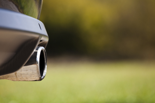 Image of a car exhaust tip.