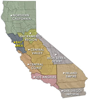 California Map Region