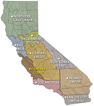 California Map Region