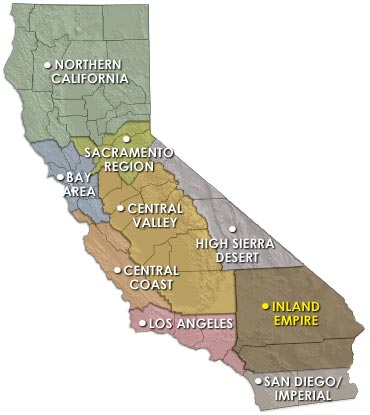California Map Region