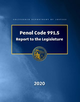 Penal Code Section 991.5 Report to the Legislature