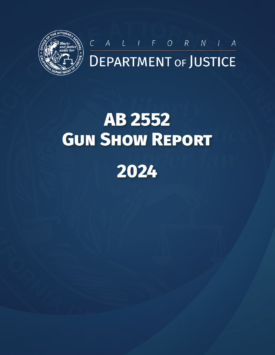 AB 2552 Gun Show Report - 2024